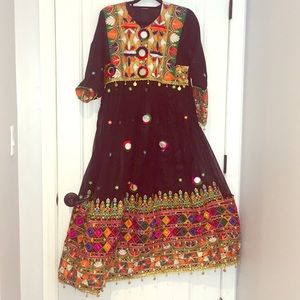COPY - Vintage Afghan ethnic dress ensemble